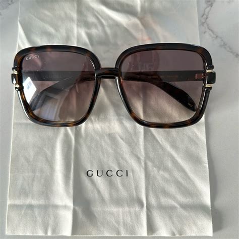 gucci symbol sunglasses|gucci 59mm square sunglasses.